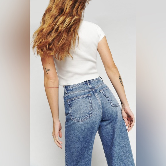 Reformation Cary High Rise Slouchy wide leg jean - Picture 5 of 14
